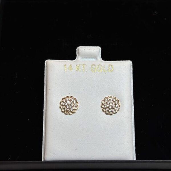 Colección de Joyería Aretes Oro14 Kt