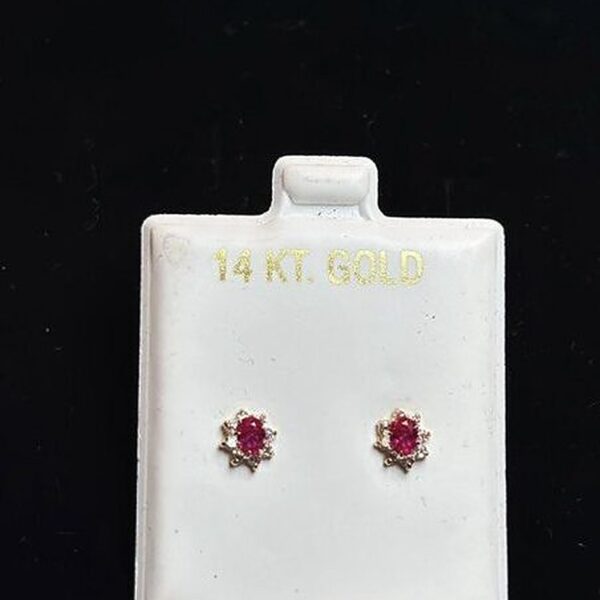 Colección de Joyería Aretes Oro14 Kt Figura Mariposa