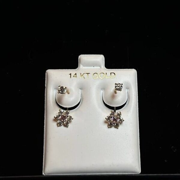 Colección de Joyería Aretes Oro14 Kt
