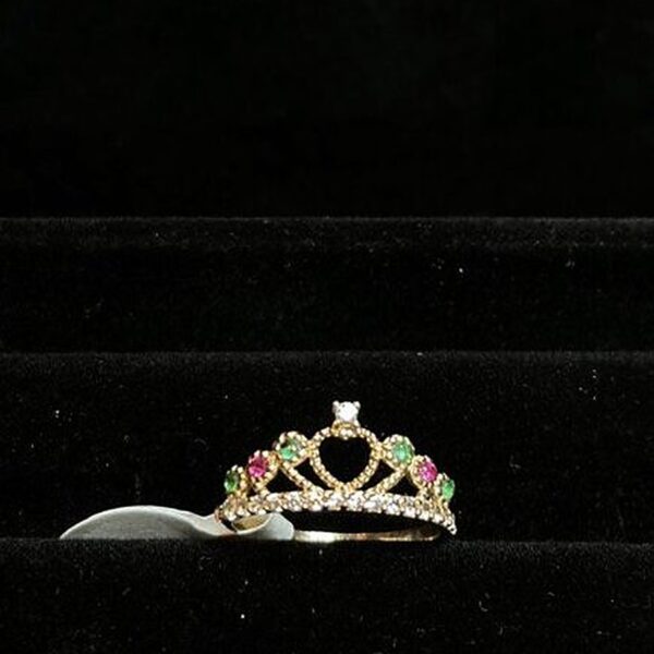 Colección de Joyería Anillo Oro14 Kt Figura Corazón