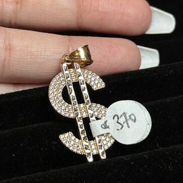 Colección de Joyería Oro14 Kt Dije Cash