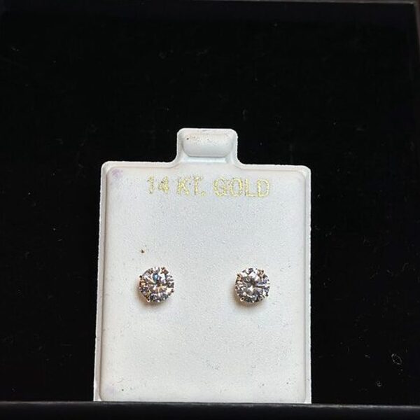 Colección de Joyería Aretes Colgantes Oro14 Kt